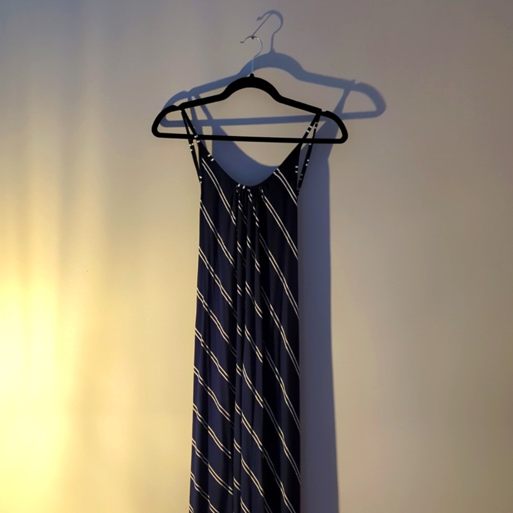 Low Back Casual Maxi Dress